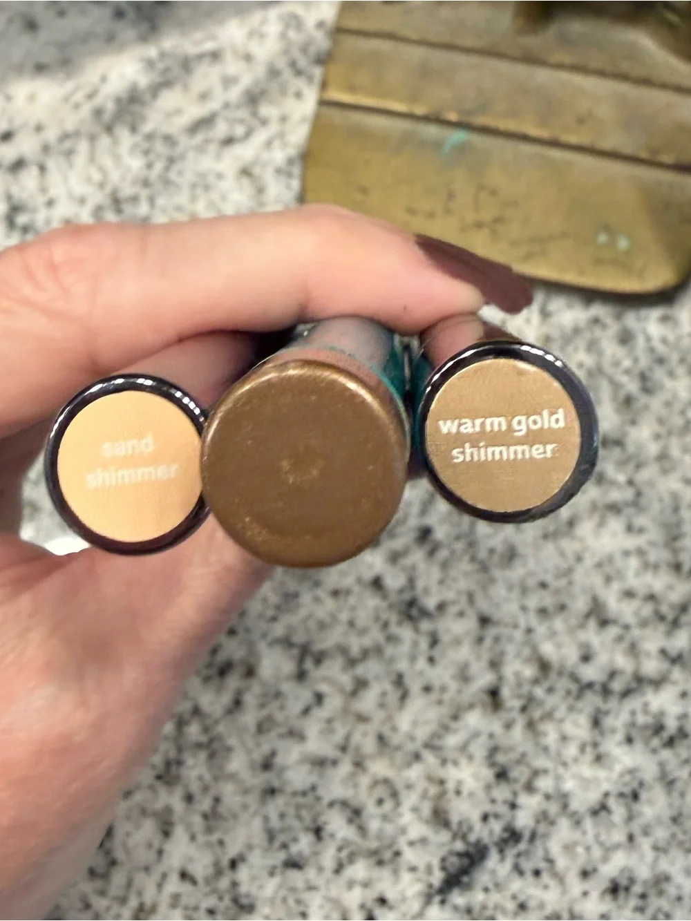 Eyeshadow Stick lot- neutral shimmers by Thrive Causemetics and Julep